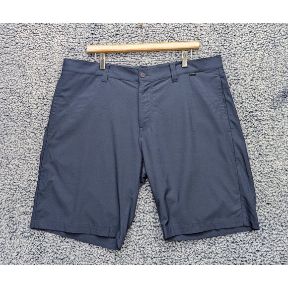 Travis Mathew Performance Golf Shorts Mens 38 Lightweight Breathable Casual Blue - Picture 1 of 13